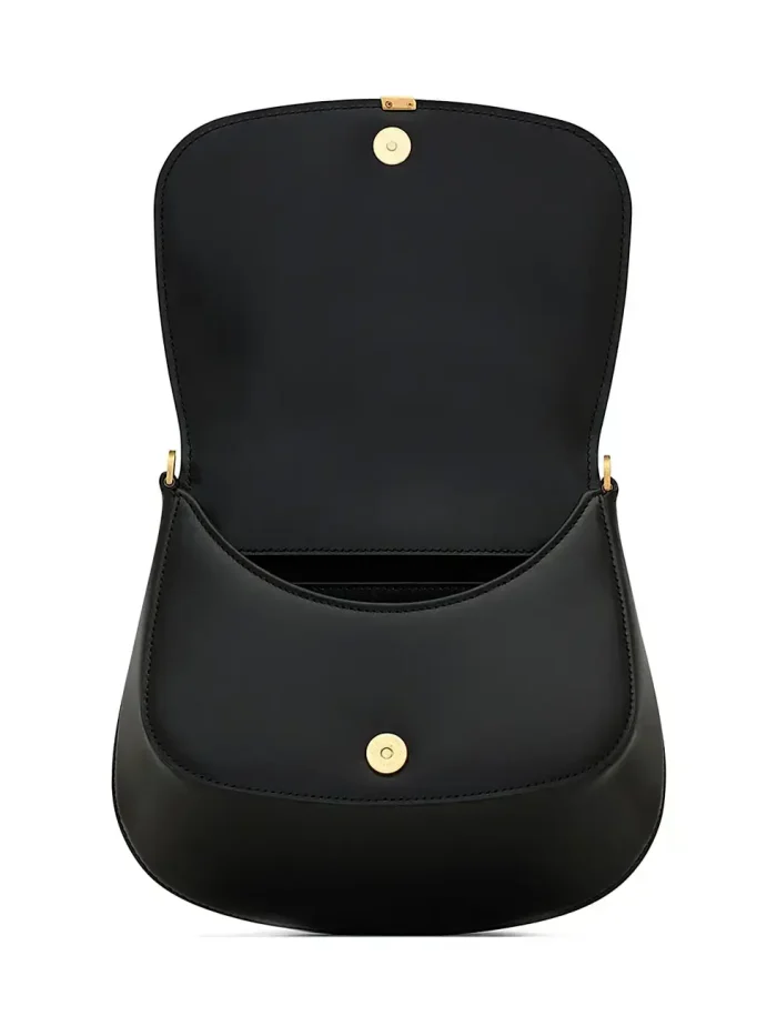 Voltaire leather shoulder bag in black - Saint Laurent - Image 5