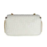 Fendi Embossed Midi Baguette - Image 3