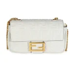 Fendi Embossed Midi Baguette