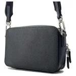 Prada Shoulder Bag Triangle Brick Saffiano Leather Black - Image 3
