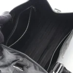 Medium leather tote bag