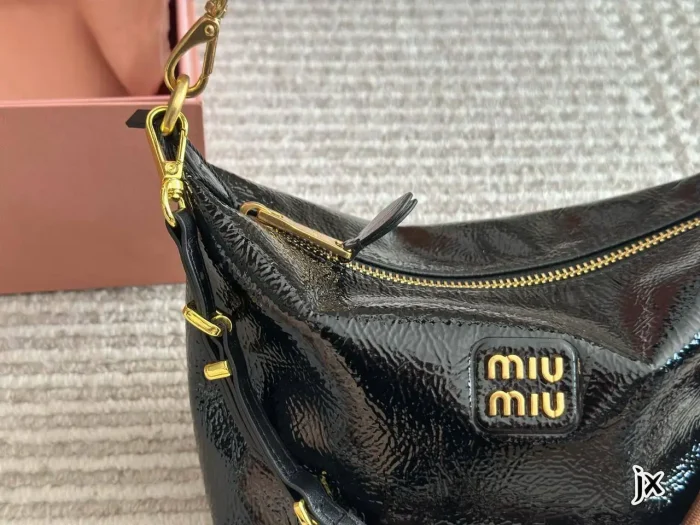 Miu Canvas Shoulder Bag - Image 2