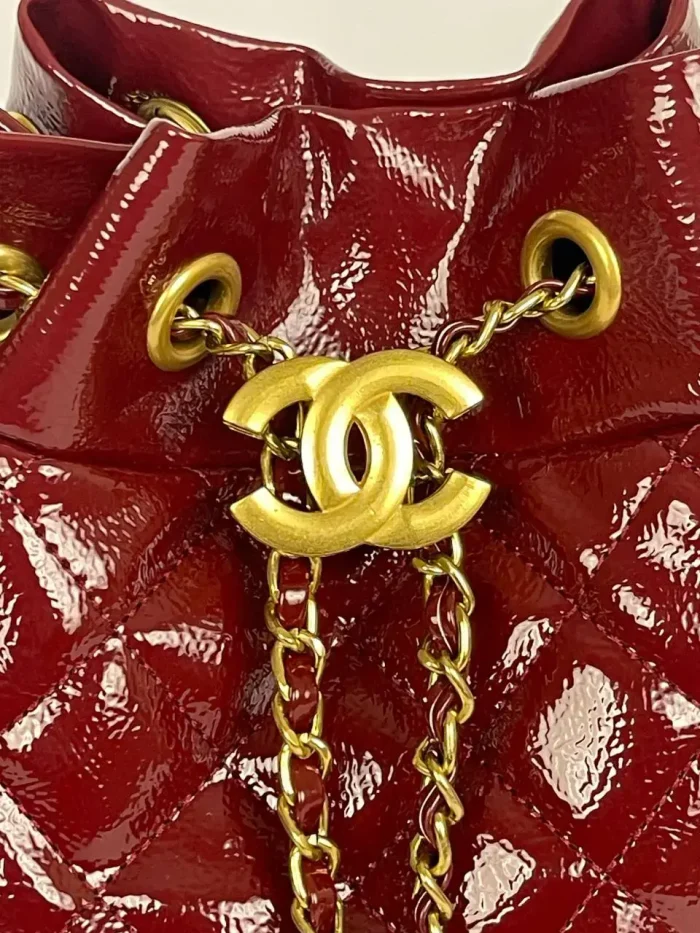 Drawstring Bucket Bag - Image 6