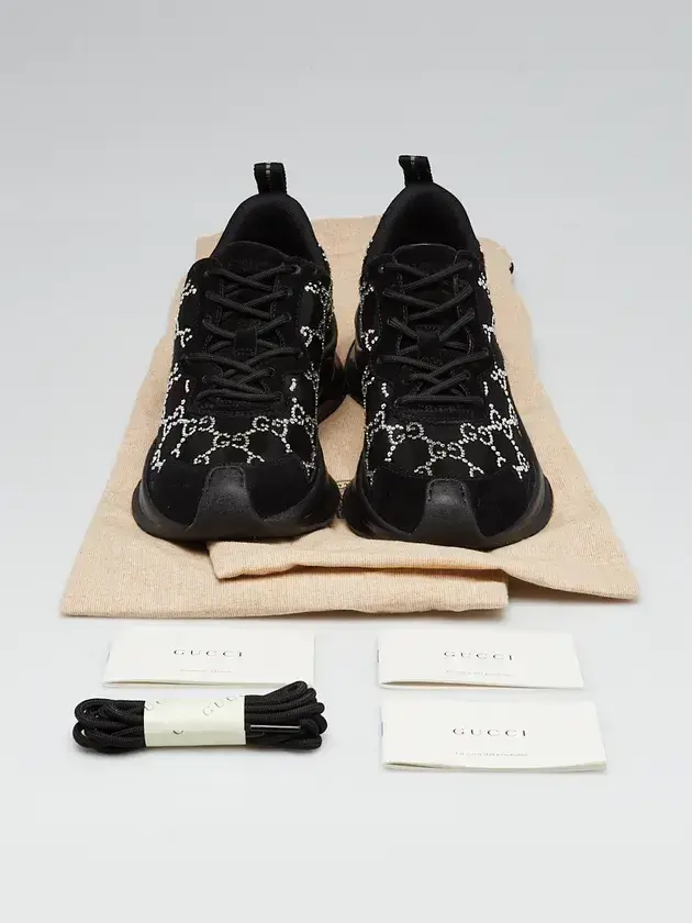 595818-05-1.webp Run GG rhinestone-embellished sneakers - Image 1