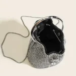 "Sparkling Rhinestone Bucket Bag" - Image 8