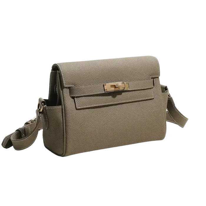 Hermes Elegant Brown Handbag - Image 3