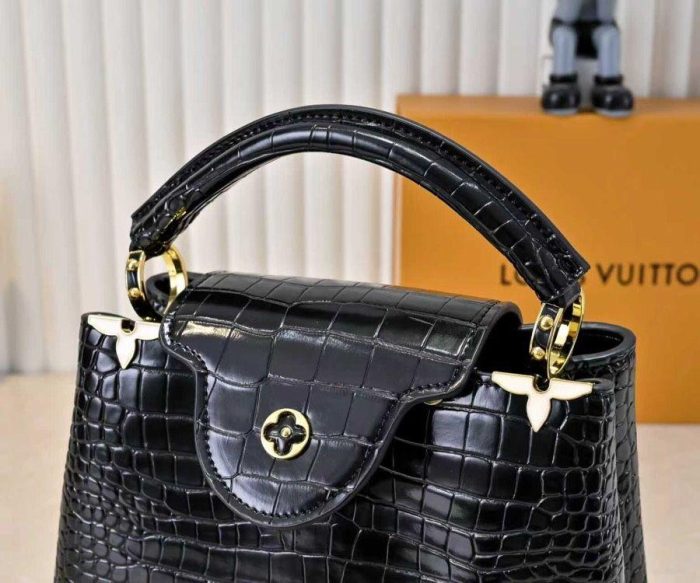Louis Vuitton Capucnes Mini Hand Bag - Image 3