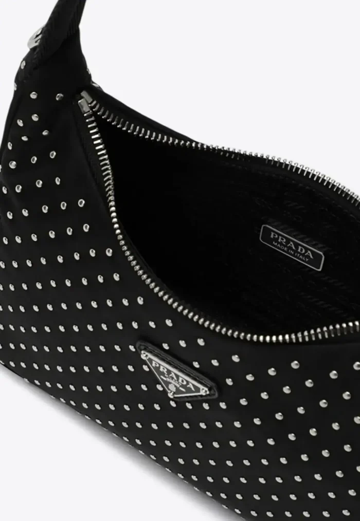 Mini Re-Edition Studded Shoulder Bag - Image 4