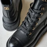 Chanel Leather biker boots - Image 2