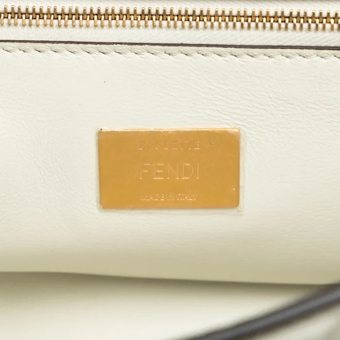 Fendi Embossed Midi Baguette - Image 8