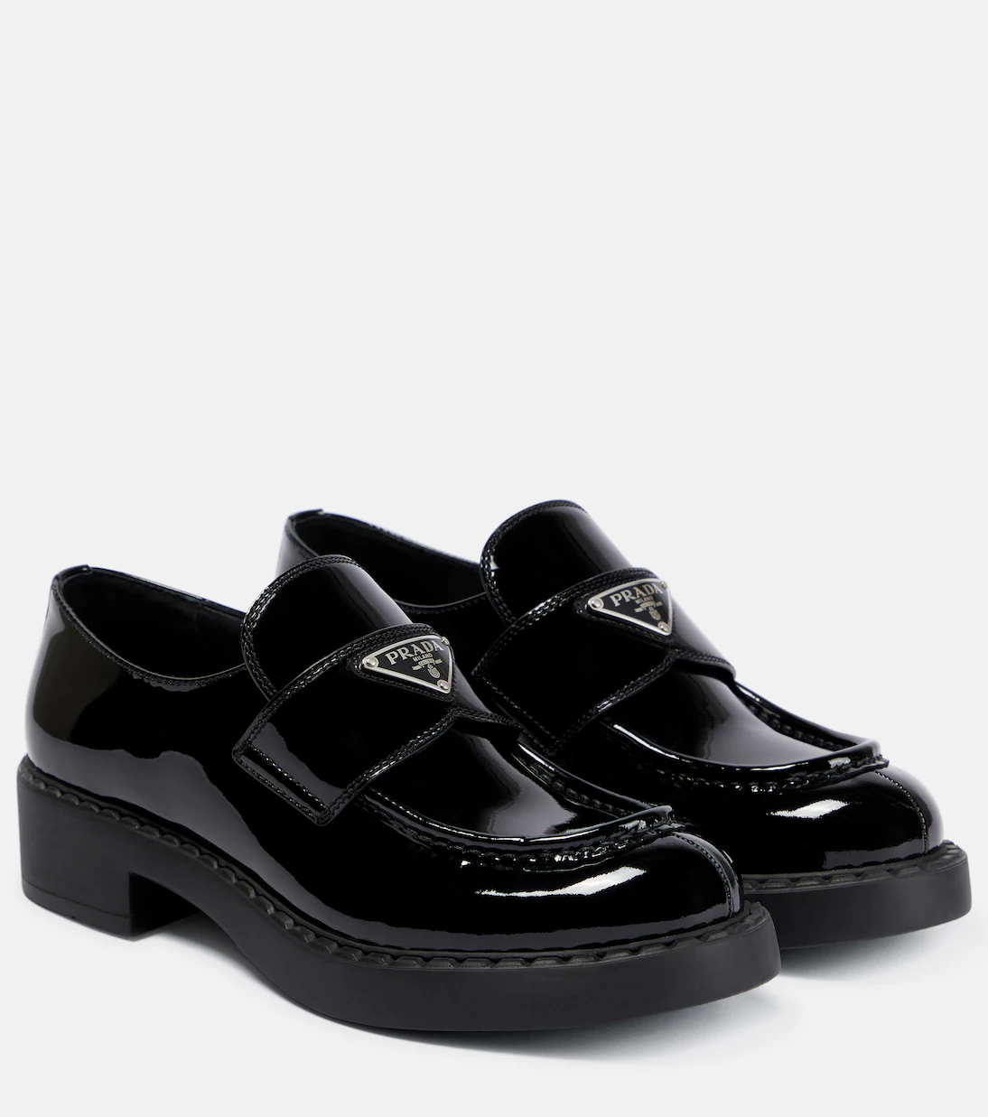 P00695476 (1) Patent leather upper with leather lining and rubber sole - Image 1