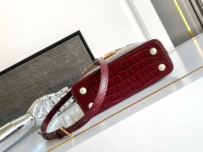 Crocodile-Embossed Leather - Image 6