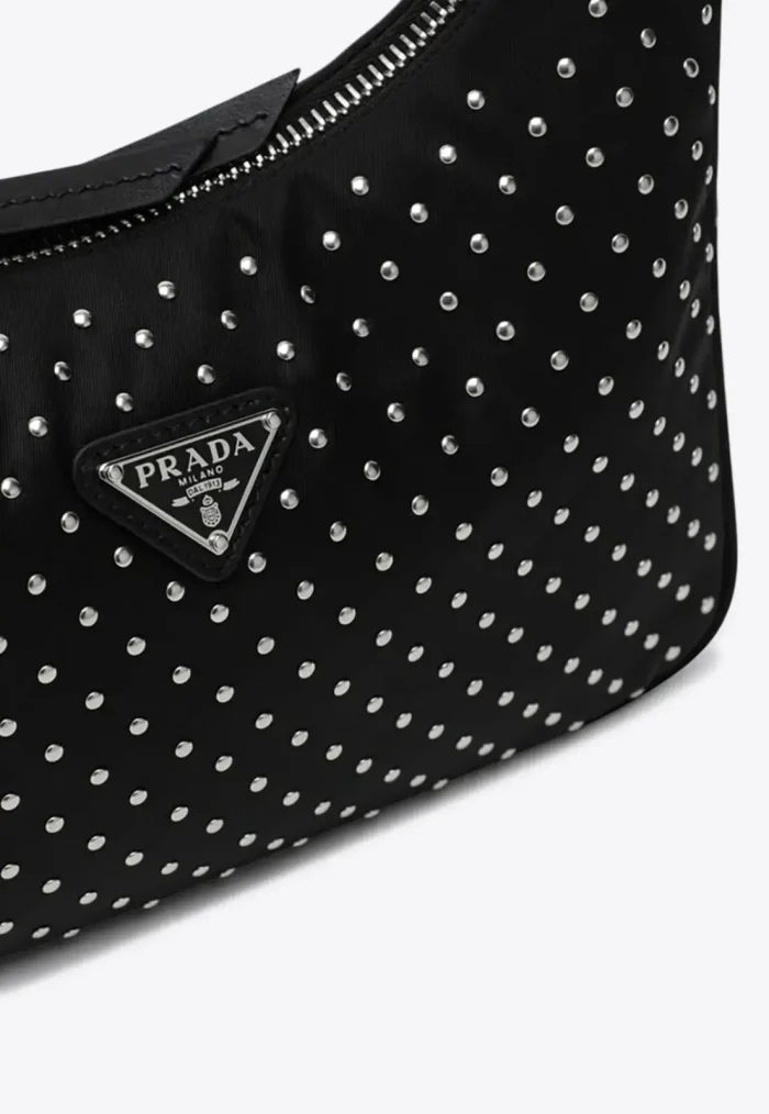 Mini Re-Edition Studded Shoulder Bag - Image 2