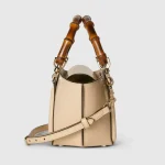 Gucci leather tote with bamboo handles - Image 6