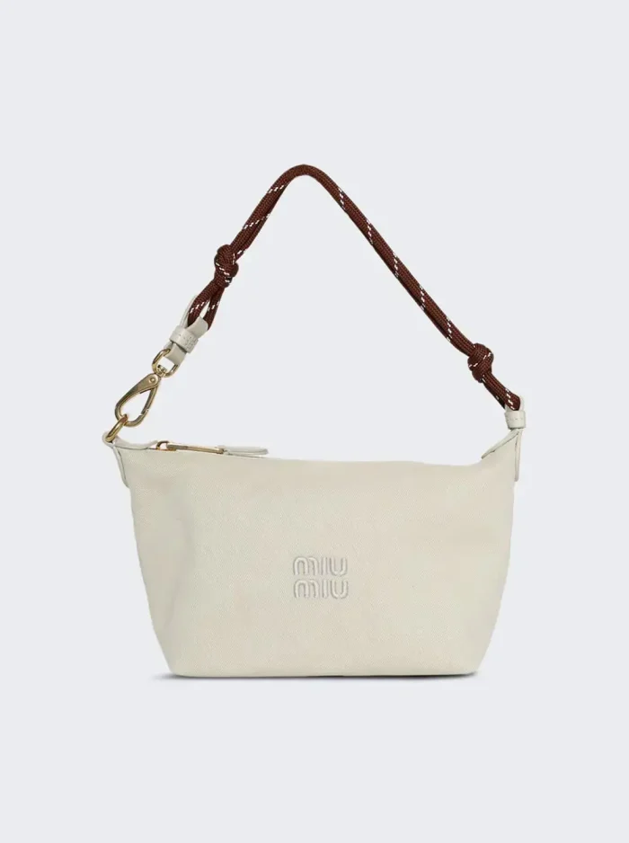 Miu Canvas Shoulder Bag - Image 2