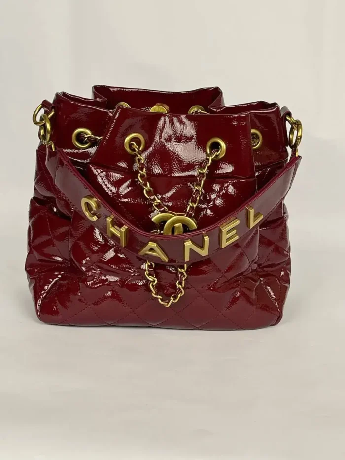 Drawstring Bucket Bag - Image 4