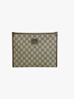 Gucci Brown GG Interlocking Pouch