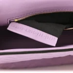 Fendi Baguette Chain Midi Light Grey Lambskin Bag - Image 4