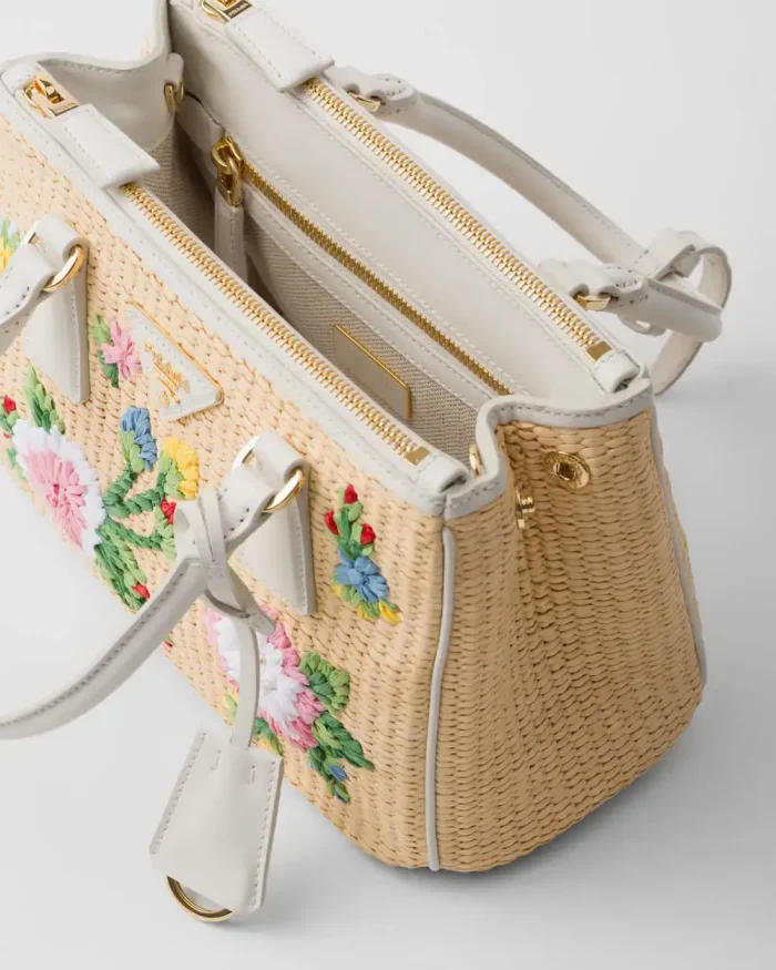 Small Galleria Saffiano Crochet Handbag - Image 5