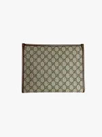 Gucci Brown GG Interlocking Pouch - Image 5