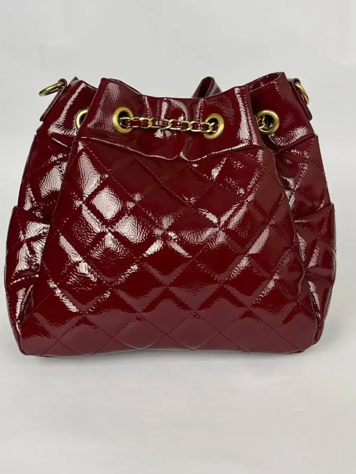 Drawstring Bucket Bag - Image 2