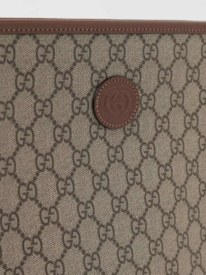 Gucci Brown GG Interlocking Pouch - Image 4