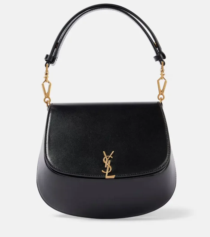 Voltaire leather shoulder bag in black - Saint Laurent - Image 6
