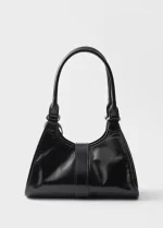 Medium leather tote bag - Image 2
