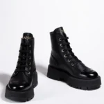 Chanel Leather biker boots - Image 5