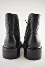 Chanel quilted leather combat boots - Image 12
