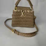 Crocodile-Embossed Leather